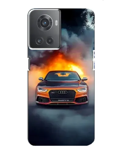 Чохол для OnePlus ACE (10R) з картинкою «Audi у вогняному диму» Чохол для OnePlus ACE (10R) з картинкою «Audi у вогняному диму»