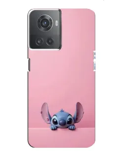 Чехол для OnePlus ACE (10R) с картинкой «Stitch выглядывает» Чехол для OnePlus ACE (10R) с картинкой «Stitch выглядывает»