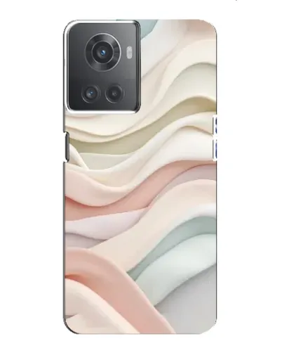 Чехол для OnePlus ACE (10R) с картинкой «Пастельные нежные волны»