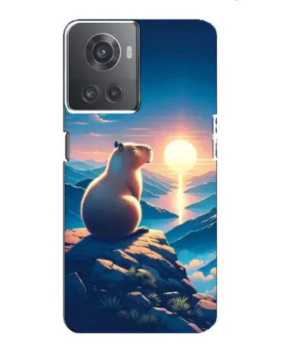 Чохол для OnePlus ACE (10R) з картинкою «Захід сонця з капібарою» Чохол для OnePlus ACE (10R) з картинкою «Захід сонця з капібарою»