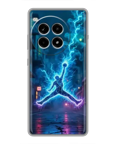 Чехол для OnePlus Ace 3 Pro с картинкой «Jordan Gold Jumpman»