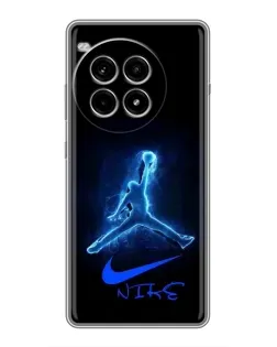 Чехол для OnePlus Ace 3 Pro с картинкой «Jordan Neon Blue»