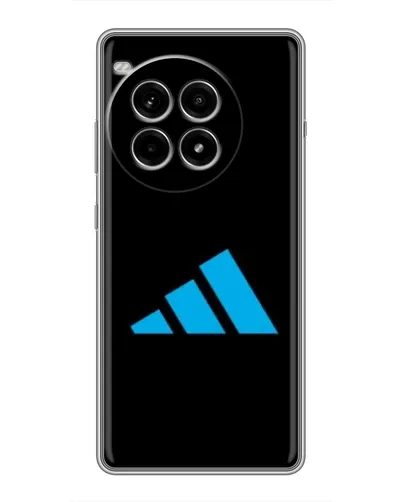 Чехол для OnePlus Ace 3 Pro с картинкой «Adidas Cyan Logo»