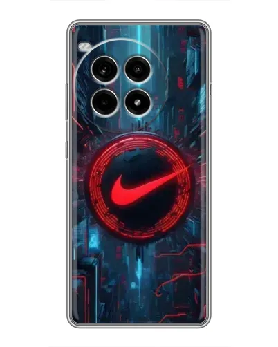 Чехол для OnePlus Ace 3 Pro с картинкой «Техногенный стиль Nike»