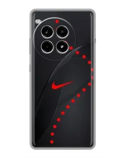 Чехол для OnePlus Ace 3 Pro с картинкой «Абстрактный дизайн Nike»