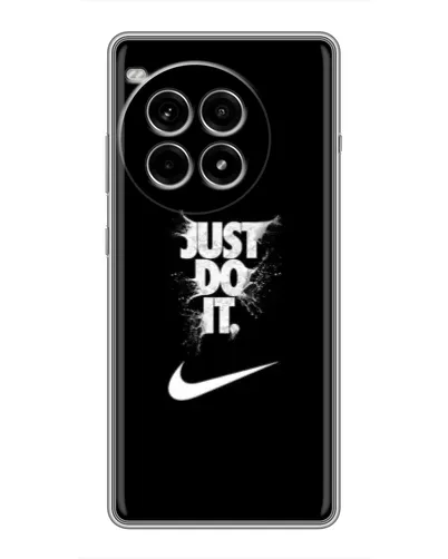 Чехол для OnePlus Ace 3 Pro с картинкой «Текстовый принт Nike»