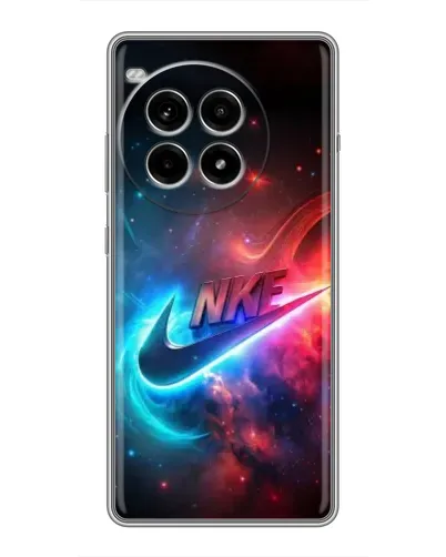 Чехол для OnePlus Ace 3 Pro с картинкой «Огненный логотип Nike»