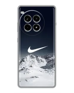 Чехол для OnePlus Ace 3 Pro с картинкой «Nike — зимние горы»