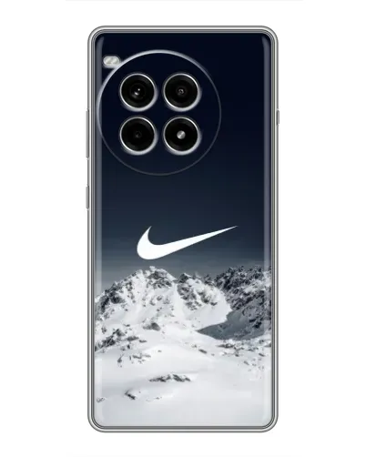 Чехол для OnePlus Ace 3 Pro с картинкой «Nike — зимние горы»