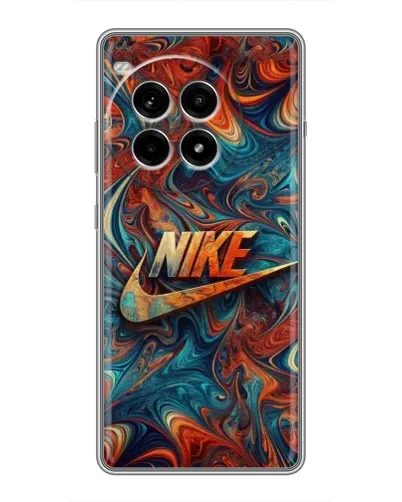 Чехол для OnePlus Ace 3 Pro с картинкой «Nike в абстракции»