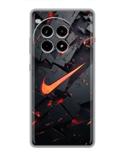 Чехол для OnePlus Ace 3 Pro с картинкой «Nike — эффект разломов»