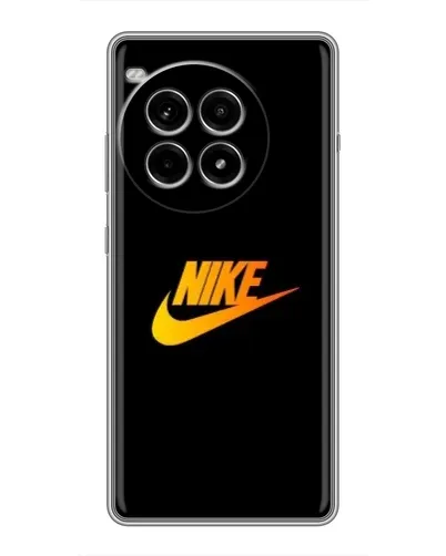 Чехол для OnePlus Ace 3 Pro с картинкой «Золотой логотип Nike»