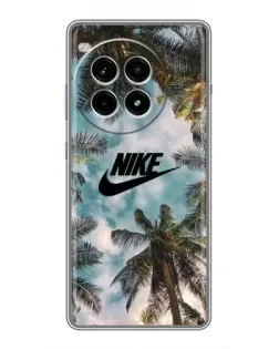 Чехол для OnePlus Ace 3 Pro с картинкой «Тропический принт Nike»