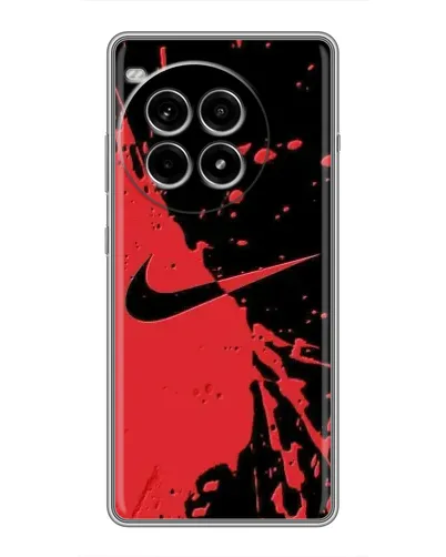 Чехол для OnePlus Ace 3 Pro с картинкой «Красные брызги Nike» Чехол для OnePlus Ace 3 Pro с картинкой «Красные брызги Nike»