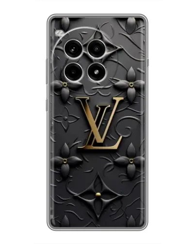 Чехол для OnePlus Ace 3 Pro с картинкой «Кожаная текстура LV»
