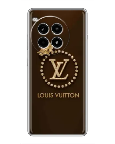 Чехол для OnePlus Ace 3 Pro с картинкой «LV — золотая печать»