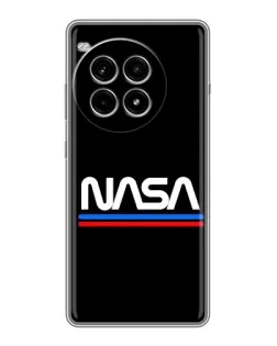 Чехол для OnePlus Ace 3 Pro с картинкой «NASA — классика Red Blue» Чехол для OnePlus Ace 3 Pro с картинкой «NASA — классика Red Blue»