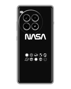 Чехол для OnePlus Ace 3 Pro с картинкой «NASA — технический принт»
