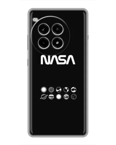 Чехол для OnePlus Ace 3 Pro с картинкой «NASA — технический принт»