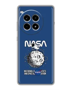 Чехол для OnePlus Ace 3 Pro с картинкой «NASA — лунная миссия»