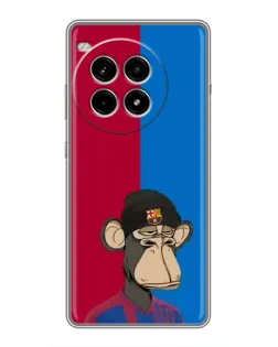 Чехол для OnePlus Ace 3 Pro с картинкой «Bored Ape — фанат Барсы»