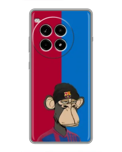 Чехол для OnePlus Ace 3 Pro с картинкой «Bored Ape — фанат Барсы»