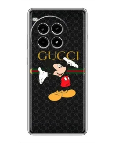 Чехол для OnePlus Ace 3 Pro с картинкой «Микки Маус Gucci»