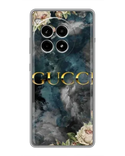 Чехол для OnePlus Ace 3 Pro с картинкой «Абстрактные цветы Gucci»