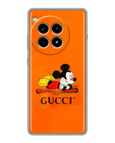 Чохол для OnePlus Ace 3 Pro з картинкою «Міккі Маус Gucci — помаранч» Чохол для OnePlus Ace 3 Pro з картинкою «Міккі Маус Gucci — помаранч»
