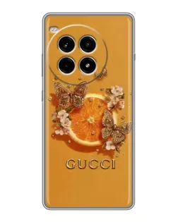 Чохол для OnePlus Ace 3 Pro з картинкою «Gucci — золоті метелики» Чохол для OnePlus Ace 3 Pro з картинкою «Gucci — золоті метелики»