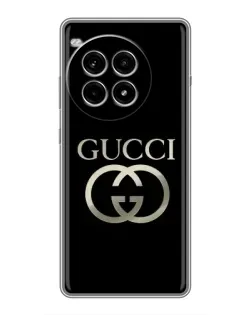 Чохол для OnePlus Ace 3 Pro з картинкою «Gucci — золото на чорному» Чохол для OnePlus Ace 3 Pro з картинкою «Gucci — золото на чорному»