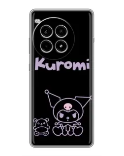 Чехол для OnePlus Ace 3 Pro с картинкой «Kuromi — черный минимализм» Чехол для OnePlus Ace 3 Pro с картинкой «Kuromi — черный минимализм»