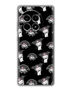 Чехол для OnePlus Ace 3 Pro с картинкой «Черный паттерн Kuromi» Чехол для OnePlus Ace 3 Pro с картинкой «Черный паттерн Kuromi»