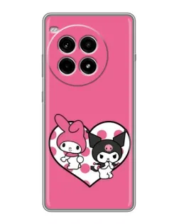 Чехол для OnePlus Ace 3 Pro с картинкой «Kuromi и My Melody» Чехол для OnePlus Ace 3 Pro с картинкой «Kuromi и My Melody»