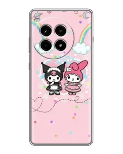 Чехол для OnePlus Ace 3 Pro с картинкой «My Melody и Kuromi» Чехол для OnePlus Ace 3 Pro с картинкой «My Melody и Kuromi»