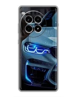 Чохол для OnePlus Ace 3 Pro з картинкою «Погляд BMW з синіми фарами»