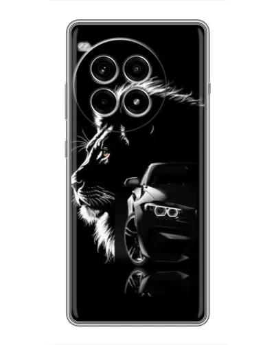 Чохол для OnePlus Ace 3 Pro з картинкою «BMW та лев»