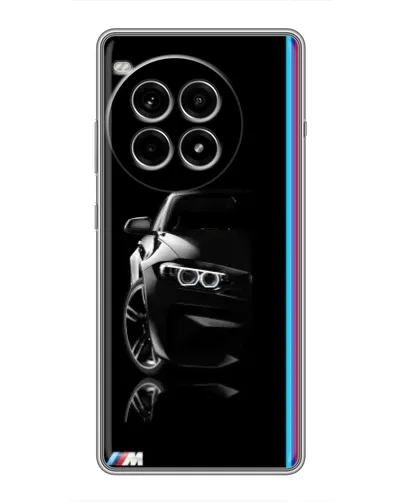 Чохол для OnePlus Ace 3 Pro з картинкою «Силует BMW в темряві»