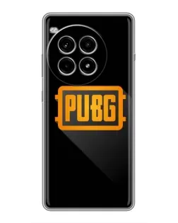 Чохол для OnePlus Ace 3 Pro з картинкою «PUBG — рамка лого»