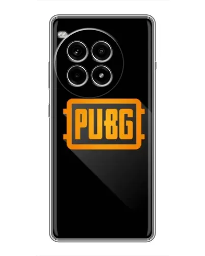 Чохол для OnePlus Ace 3 Pro з картинкою «PUBG — рамка лого»