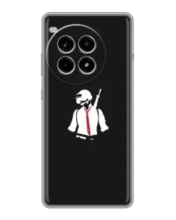 Чохол для OnePlus Ace 3 Pro з картинкою «PUBG — силует воїна»