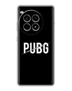 Чохол для OnePlus Ace 3 Pro з картинкою «PUBG — білий логотип»