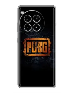Чохол для OnePlus Ace 3 Pro з картинкою «PUBG — золотий логотип»