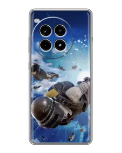Чохол для OnePlus Ace 3 Pro з картинкою «Десант PUBG — стрибок»
