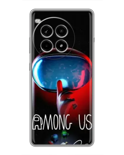 Чохол для OnePlus Ace 3 Pro з картинкою «Червоний імпостер — макро» Чохол для OnePlus Ace 3 Pro з картинкою «Червоний імпостер — макро»