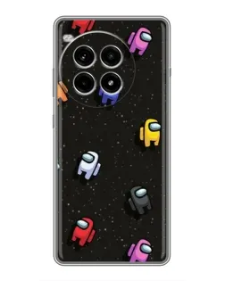 Чохол для OnePlus Ace 3 Pro з картинкою «Космічний патерн Among Us»