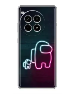 Чохол для OnePlus Ace 3 Pro з картинкою «Among Us неон-арт»