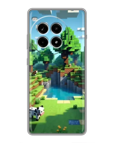 Чохол для OnePlus Ace 3 Pro з картинкою «Minecraft літній день»