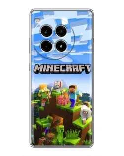 Чохол для OnePlus Ace 3 Pro з картинкою «Minecraft класичний світ»