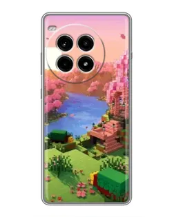 Чохол для OnePlus Ace 3 Pro з картинкою «Рожеве дерево Minecraft»